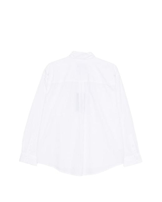 Herskind White Relaxed Solid Shirt