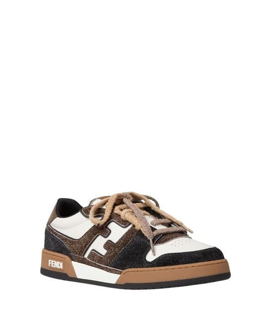 Fendi Brown Sneaker Match Trainers for men