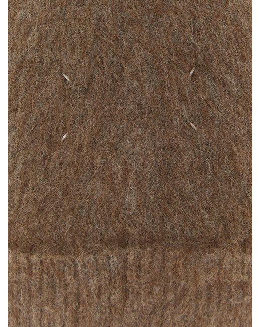 Maison Margiela Brown 'Four Stitches' Cap for men