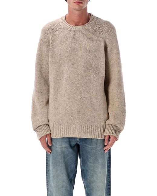 A.P.C. Natural Roundneck Pullover for men