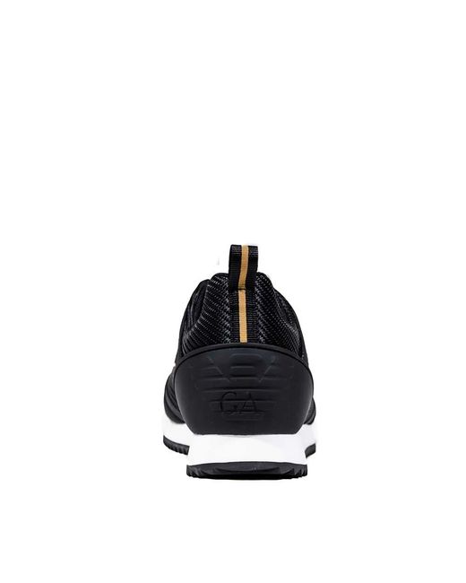 EA7 Blue Logo Sneakers for men
