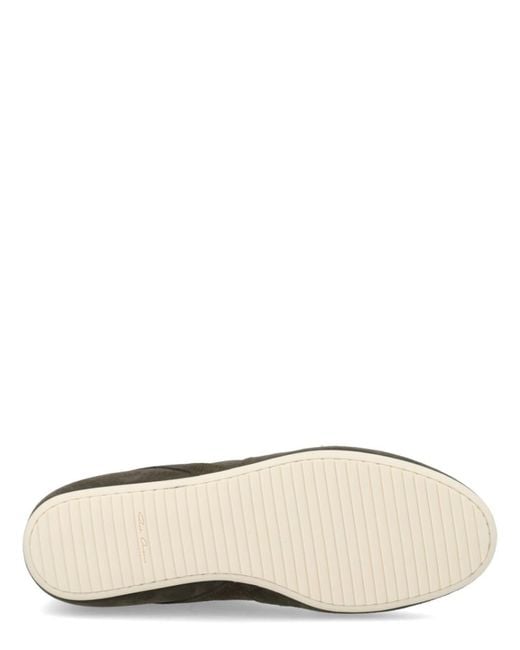 Rick Owens Black Solid Minimal Sneakers for men