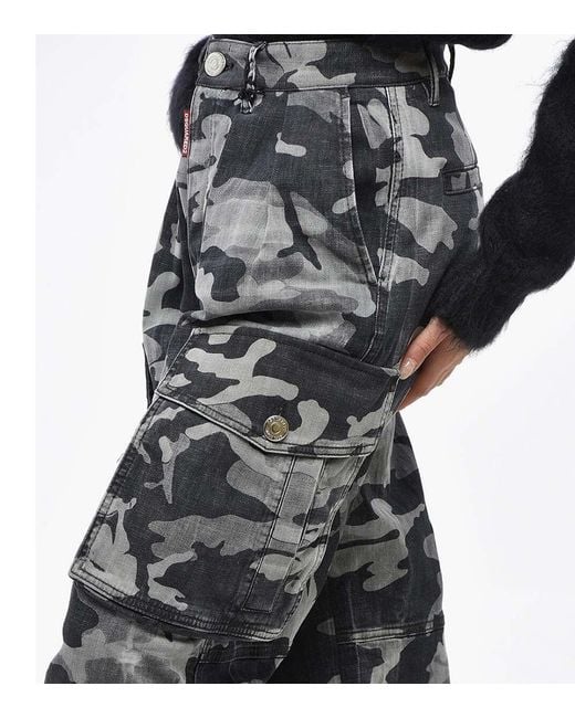DSquared² Black Relaxed Cargo