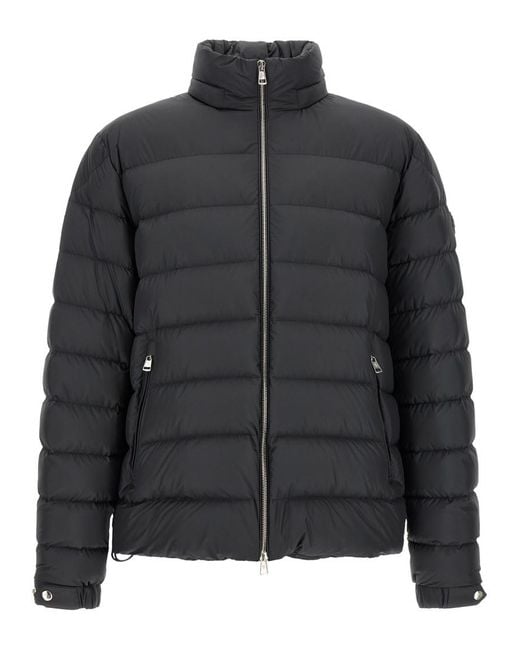 Moncler Black Quilted Down Jacket for men