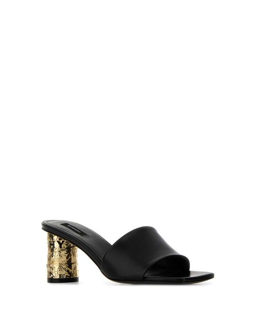 Givenchy Black Slip On Mules