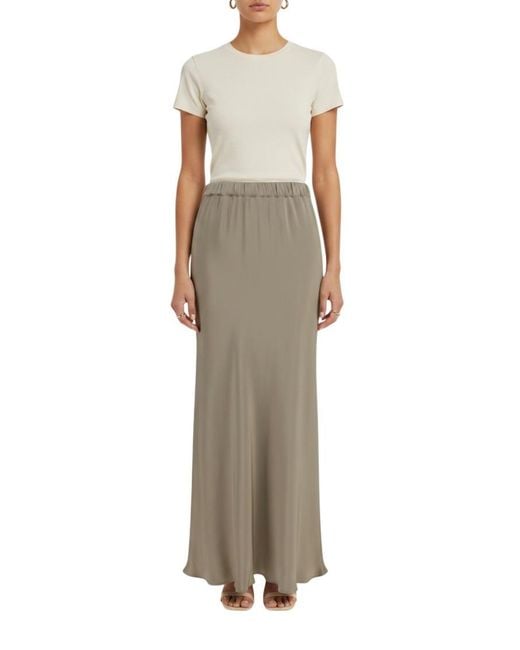 Max Mara Natural Solid Maxi Skirt