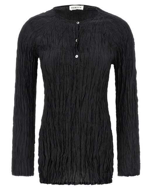 P.A.R.O.S.H. Black P. A.R. O.S. H. Silk Blouse