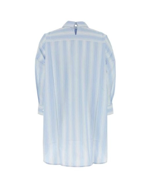 Marni Blue Regular Solid Shirt