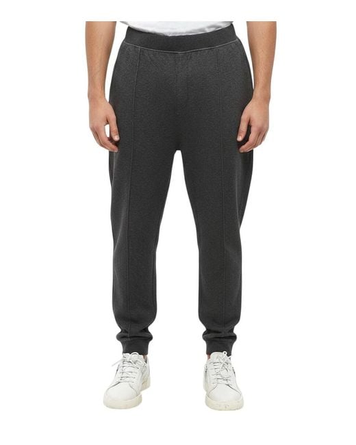 Corneliani Black Regular Joggers for men