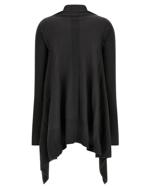 Rick Owens Black Medium Wrap Cardigan