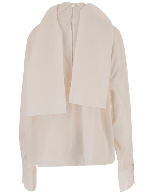 Carven White Relaxed Solid Shirt