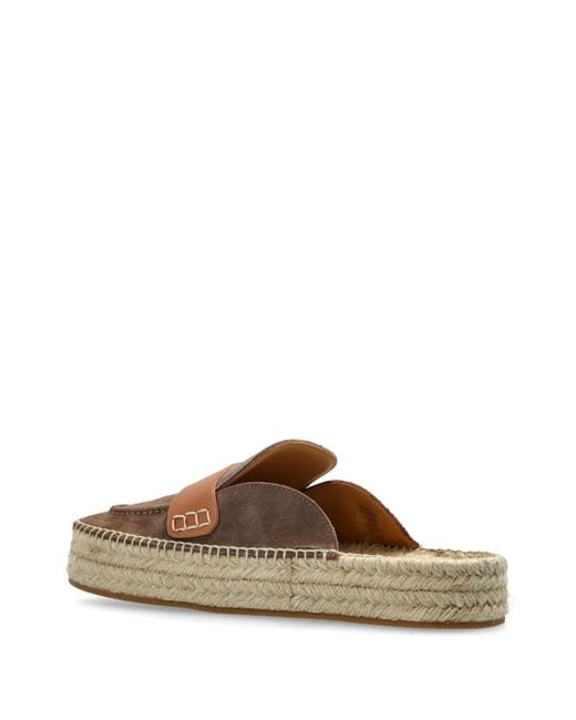 J.W. Anderson Brown Suede Espadrilles