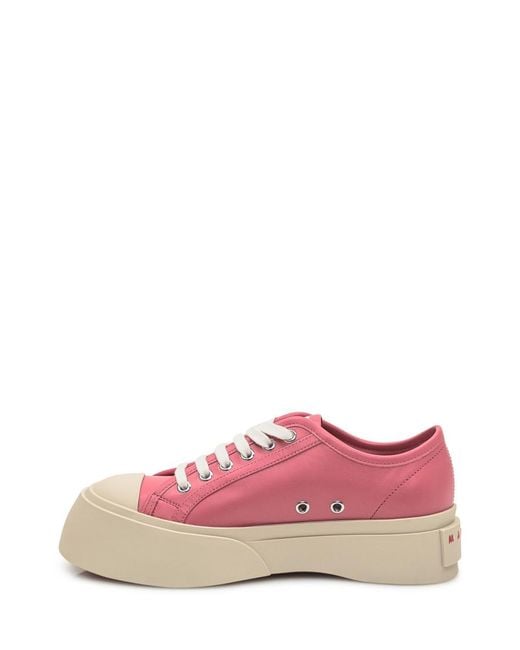 Marni Pink Solid Pablo Sneakers
