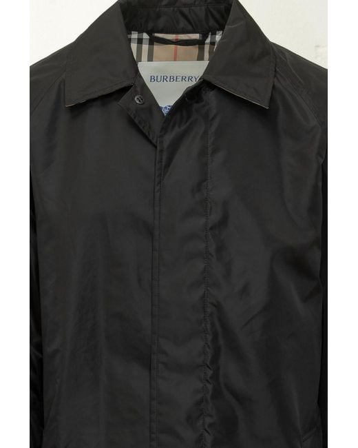 Burberry Black Polyamide Car Coat for men