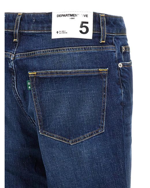 Department 5 Blue Chunky Jeans for men