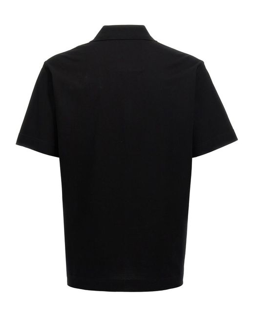 Givenchy Black 'Placket' Polo Shirt for men