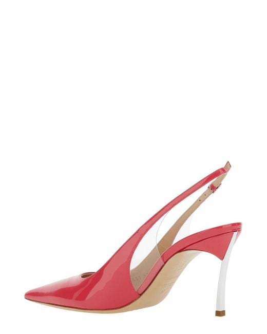 Casadei Pink Slingback Pumps