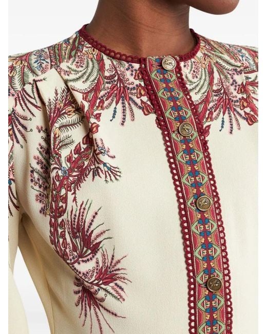 Etro Natural Printed Dress