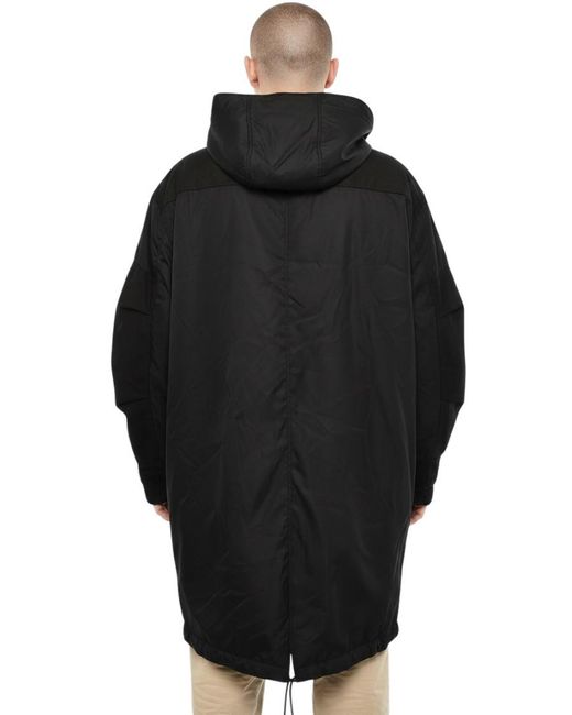 DSquared² Black Hood Parka Jacket for men