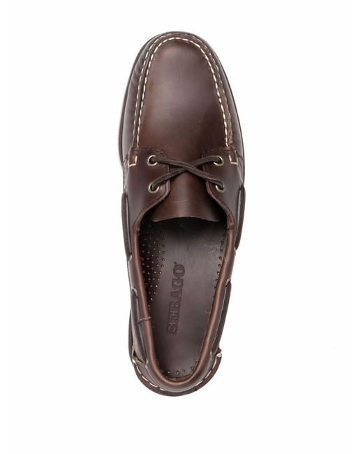 Sebago Brown Slip On Loafers for men