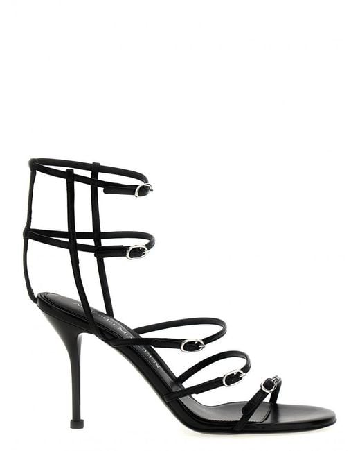 McQueen Black Sandals