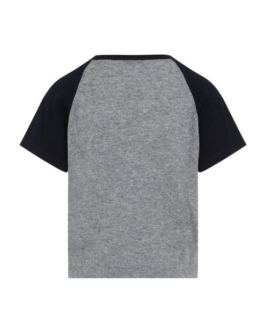 Prada Gray Logo Sweater