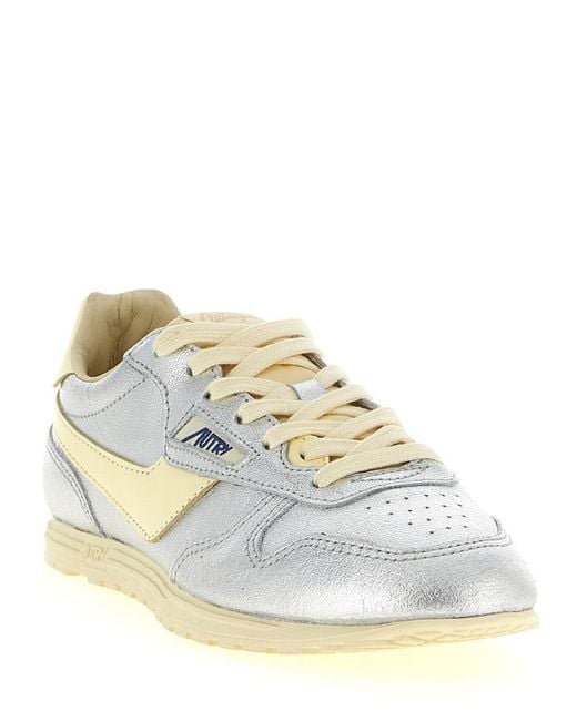 Autry White Logo Sneakers