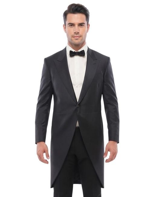 Corneliani Blue Tailcoat Blazer for men