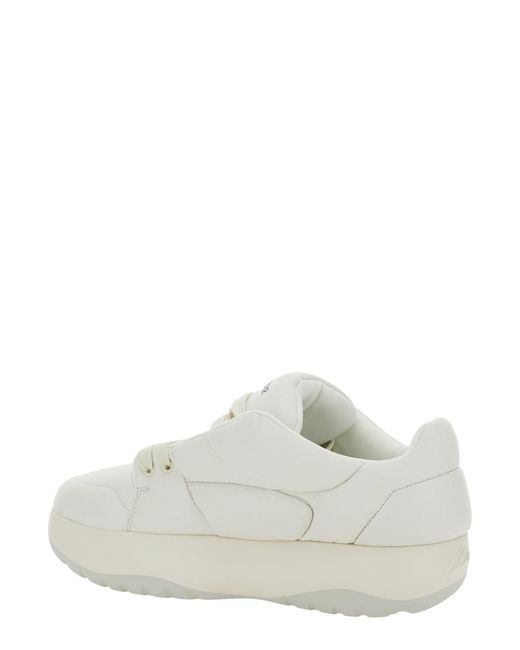 DSquared² White Logo Sneakers for men