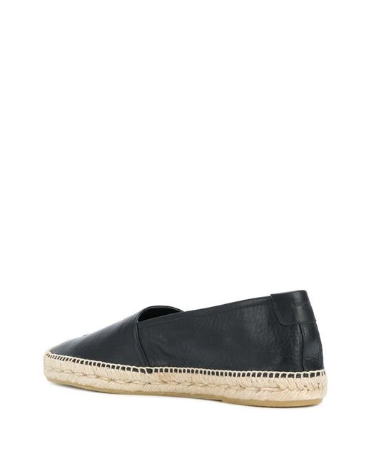 Saint Laurent Blue Leather Espadrilles for men