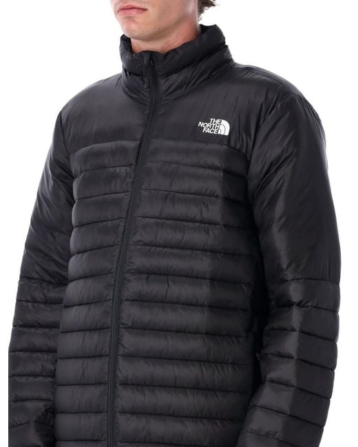 The North Face Blue Logo Puffer Jacket for men