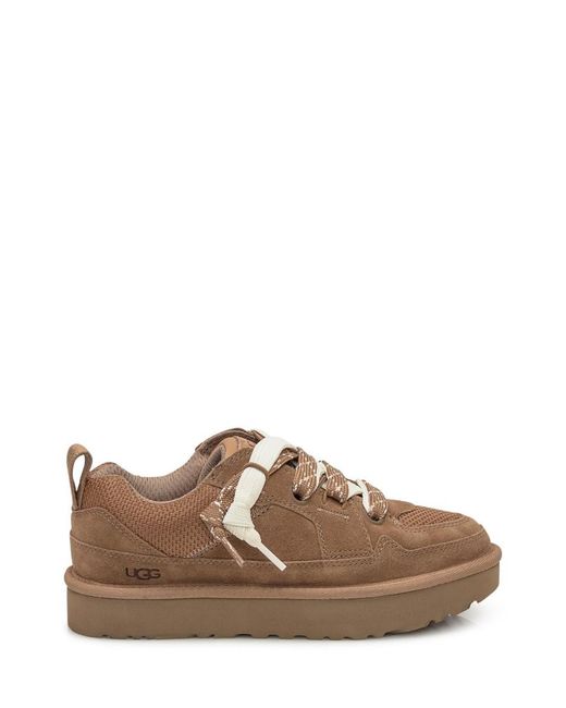 Ugg Brown Lace-Up Sneakers