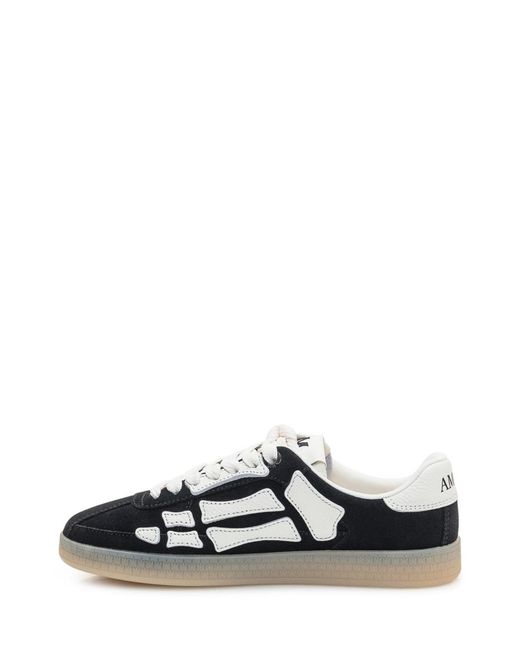 Amiri White Round-Toe Sneakers