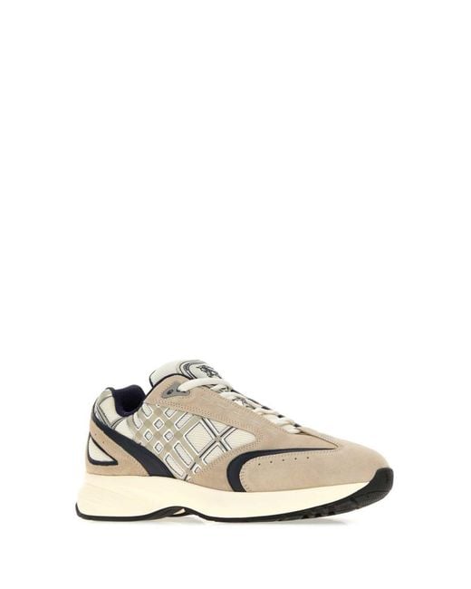 Burberry White Eclipse Runner Sneakers for men