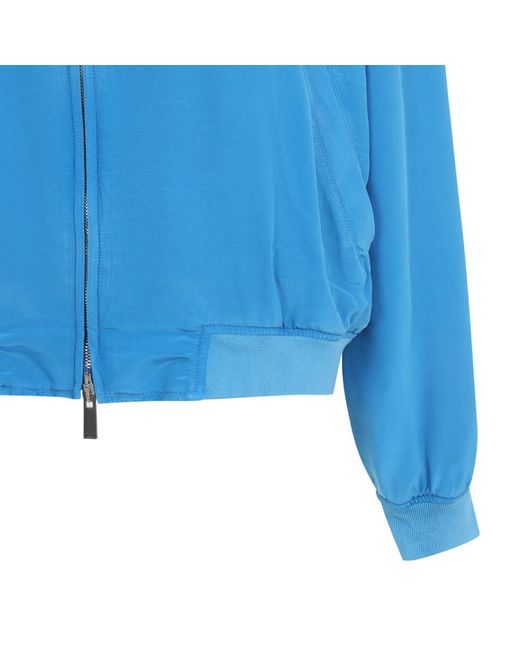 Versace Blue Solid Jacket