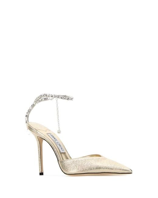 Jimmy Choo White Pointed Toe Pump