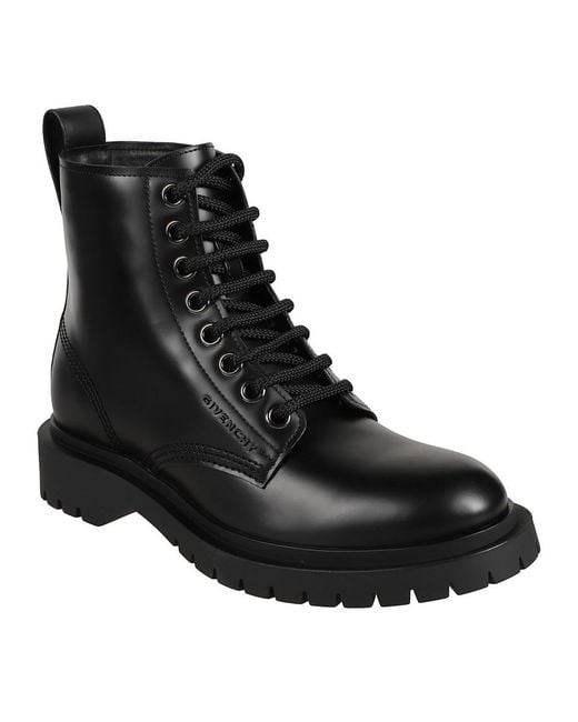 Givenchy Black Ankle Boots Leather