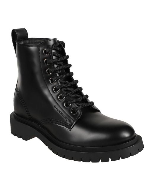 Givenchy Black Ankle Boots Leather