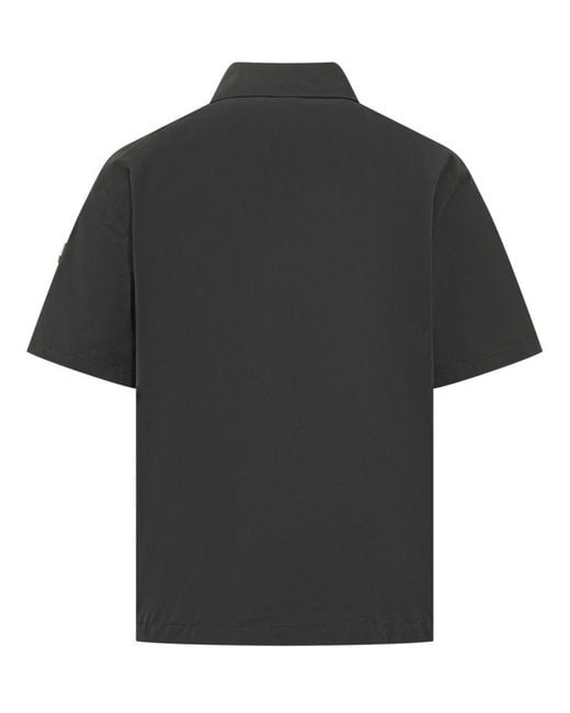 Moose Knuckles Black Regular Solid Shirt for men