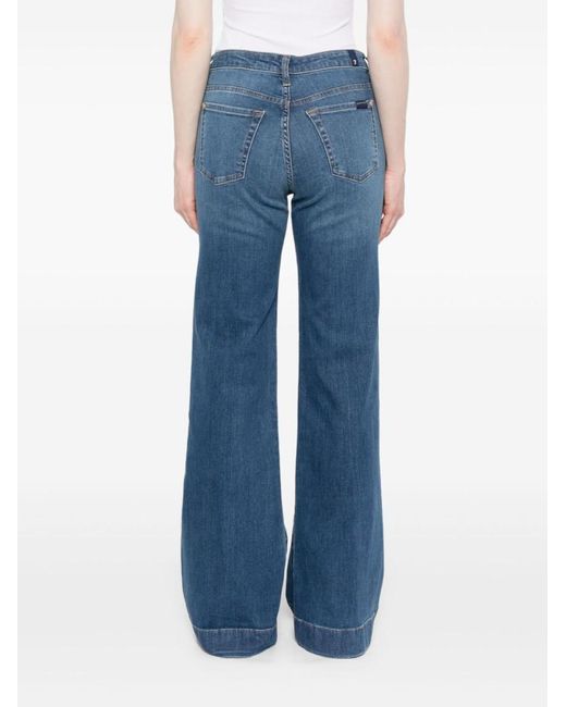 7 For All Mankind Blue Modern Dojo