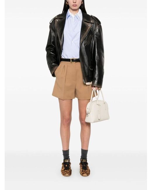 Miu Miu Black Leather Jacket