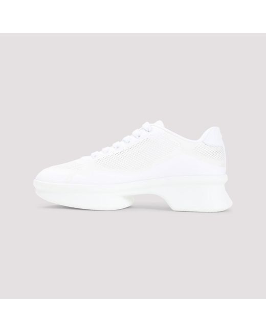 Prada White Lace-Up