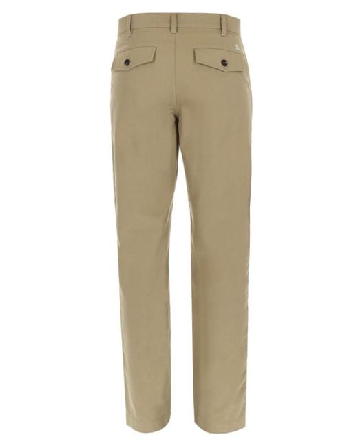 Burberry Natural Regular Chino Pants for men