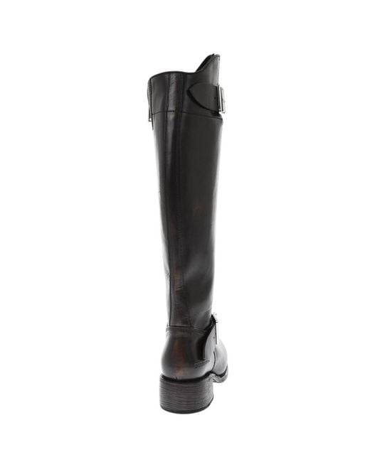DSquared² Black Leather High Boots