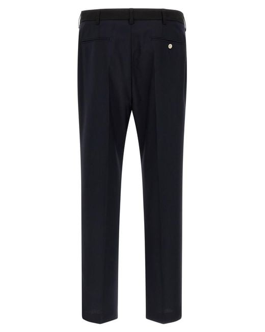 Marni Blue Straight Flat Front Pants for men