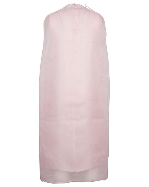 Prada Pink Voile Tec Mini Dress