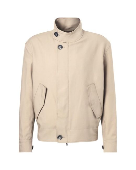 AMI Natural Mock Collar Jacket for men