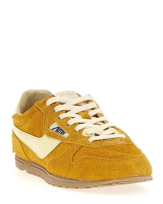 Autry Yellow Windspin Sneakers