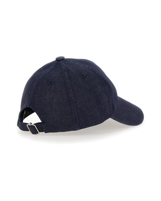 A.P.C. Blue Eden Baseball Cap