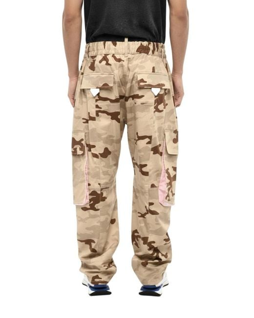 DSquared² Natural Relaxed Cargo Pants for men